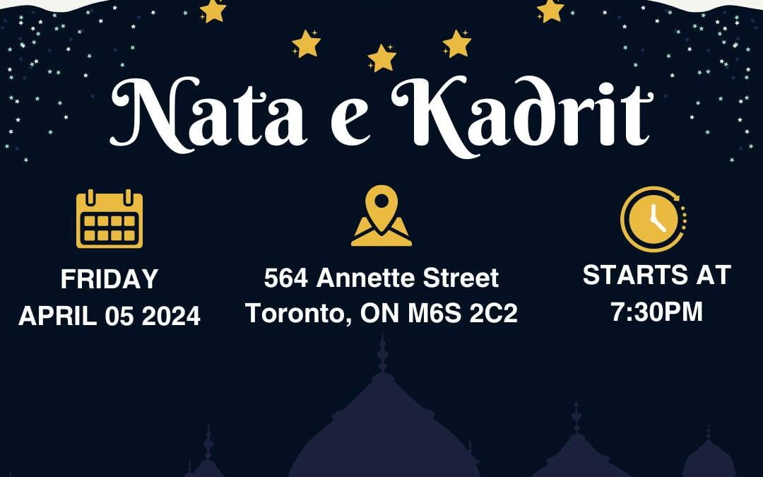 Nata e Kadrit | ALBANIAN MUSLIM SOCIETY OF TORONTO