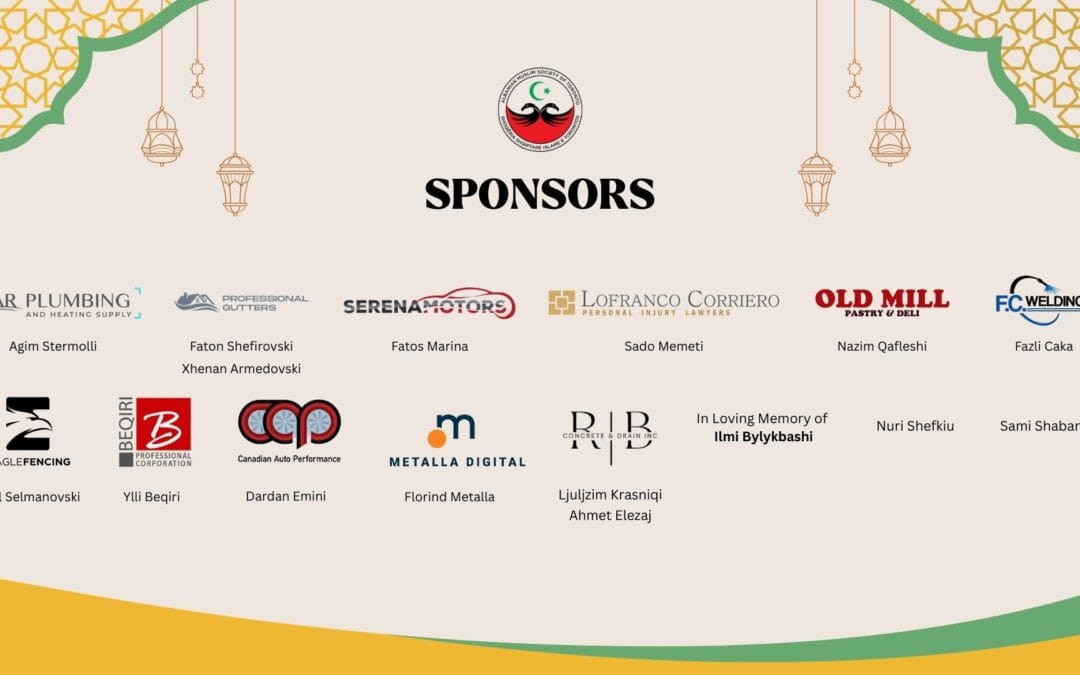 A Heartfelt Thank You to Our Eid Al-Fitr Dinner Sponsors