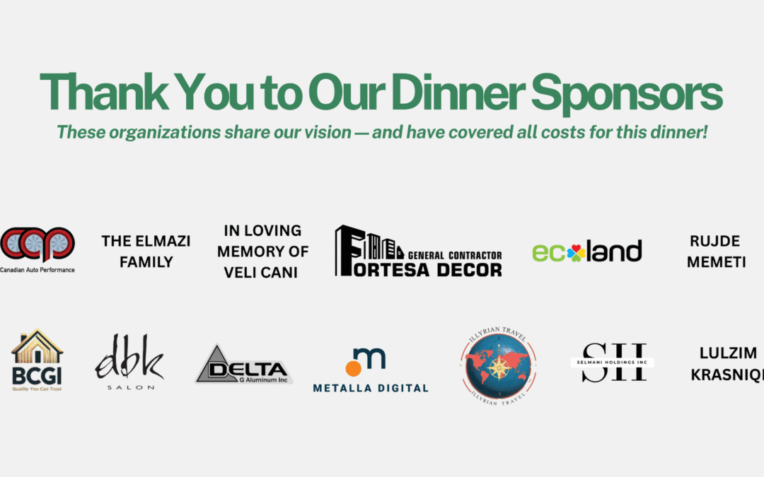 Thank You to Our Generous Fundraising Dinner Sponsors – May 17th 2025