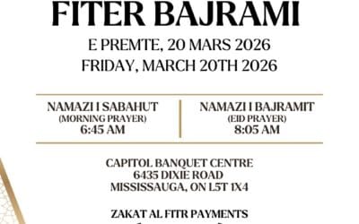 Eid al-Fitr 2026 Prayer Announcement and Community Invitation