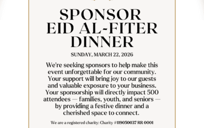 Support Our Eid Al-Fitr Dinner 2026 and Connect With a Growing Community
